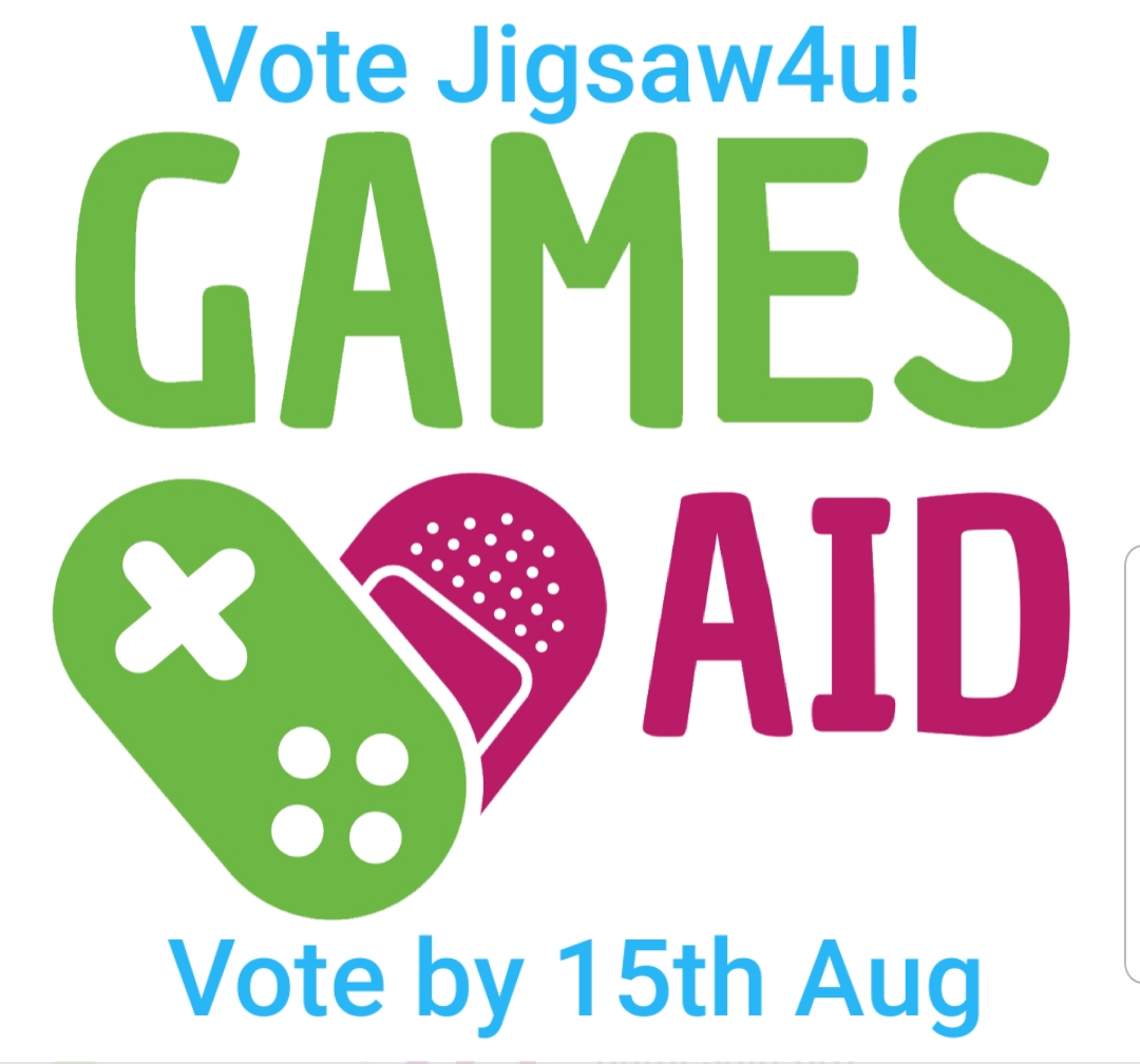 Jigsaw4u nominated for GamesAid Grant