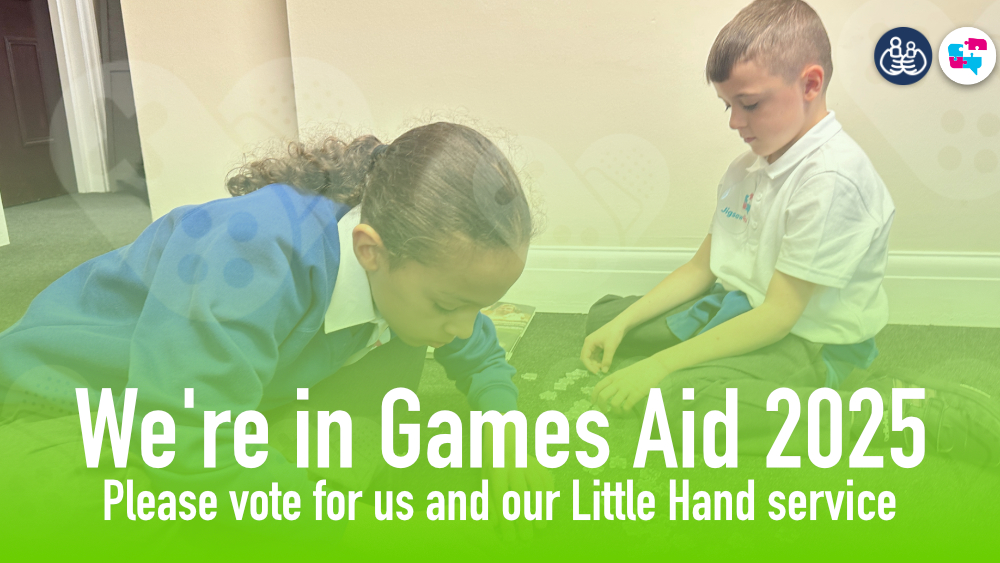 Jigsaw4u are in the GamesAid 2025 Ballot – Please vote for us and our Little Hands service