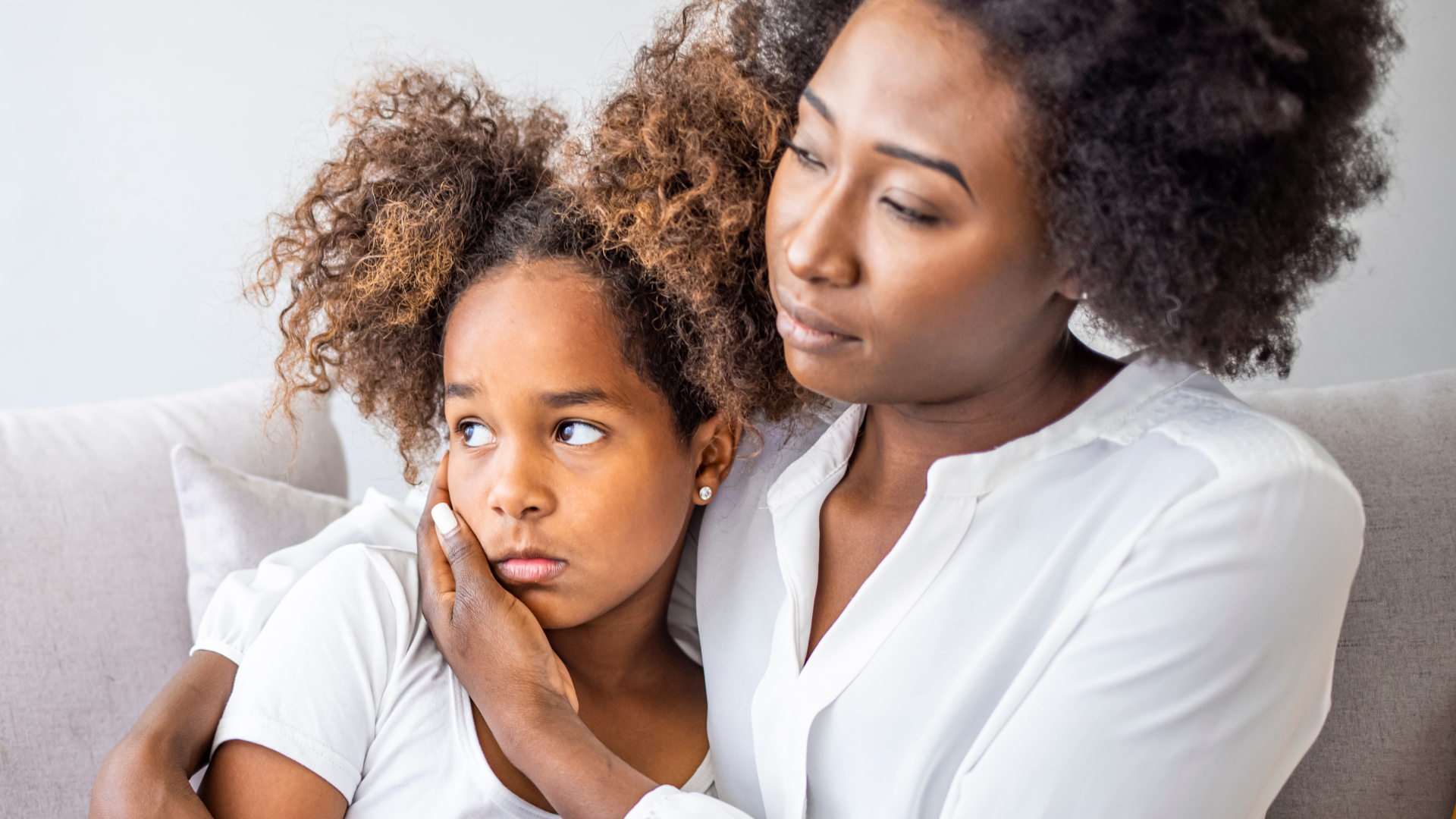Mum and daughter having a good communication and family relationship
